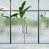 Film décoratif dépoli à carrés transparents exemple