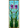 Vitrail fleur Double Grand Iris