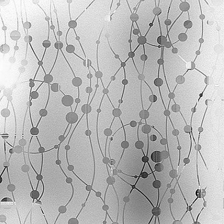 Film occultant fenetre, bulles et lignes