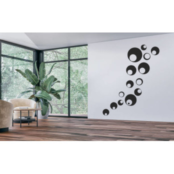 Sticker mural mural bulles