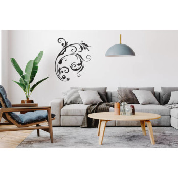 Déco murale adhésive ornement