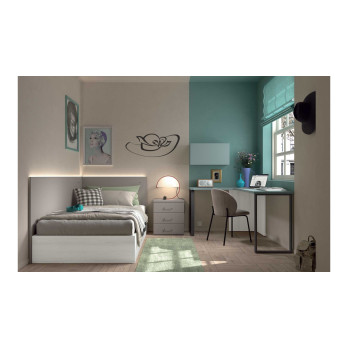 Sticker mural décoration chapeau femme