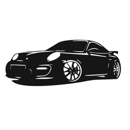 Sticker auto Porsche 911