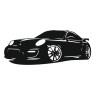 Sticker auto Porsche 911