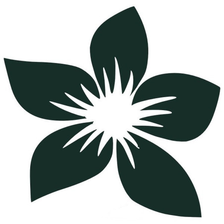 Autocollant sécurité, fleur-lot de 3