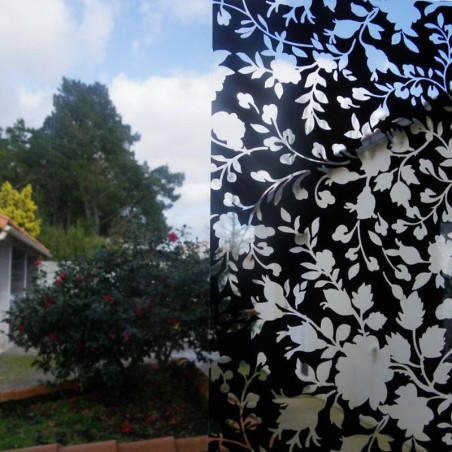 Décor sur fond noir