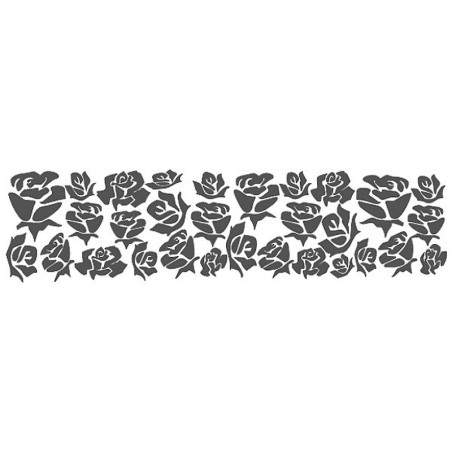 Autocollant vitre, les roses